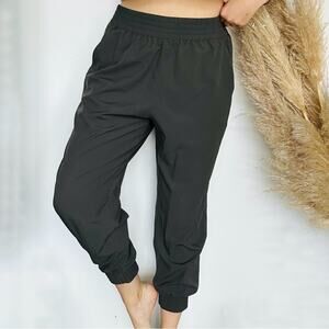 OLD NAVY Grey Olive Green High Rise Sweatpants Sweats Joggers Pants Pockets L